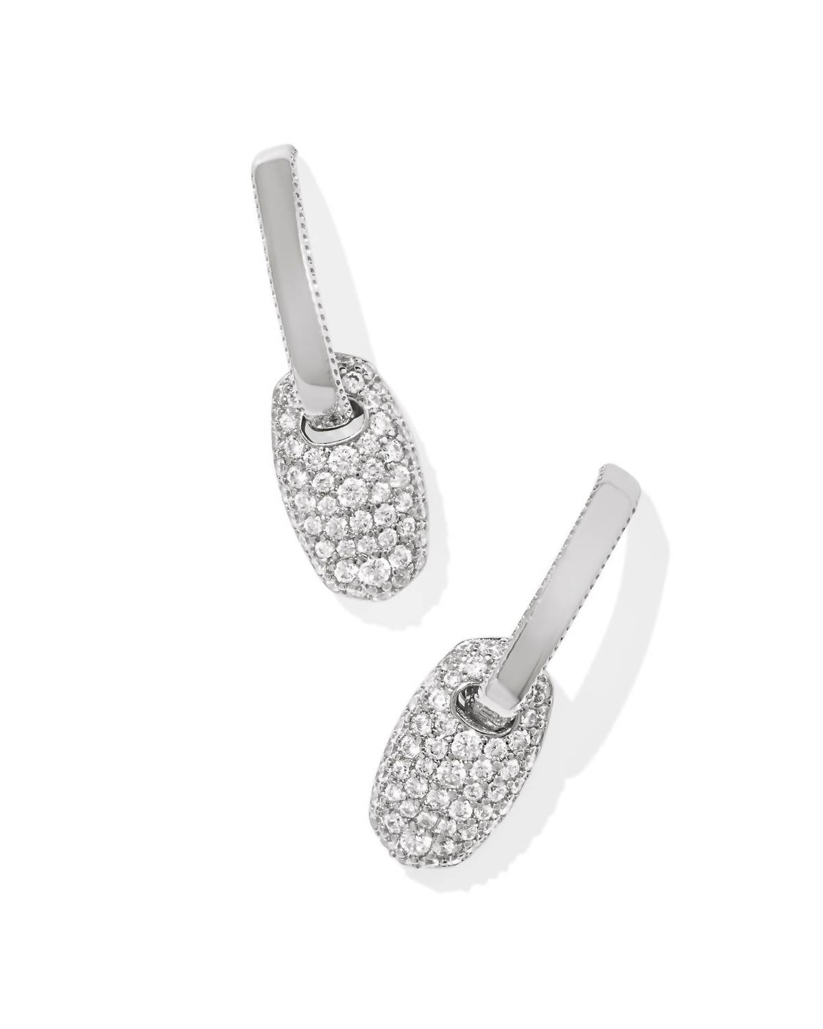 Kendra Scott - Women's Bailey Pave Huggie Earrings