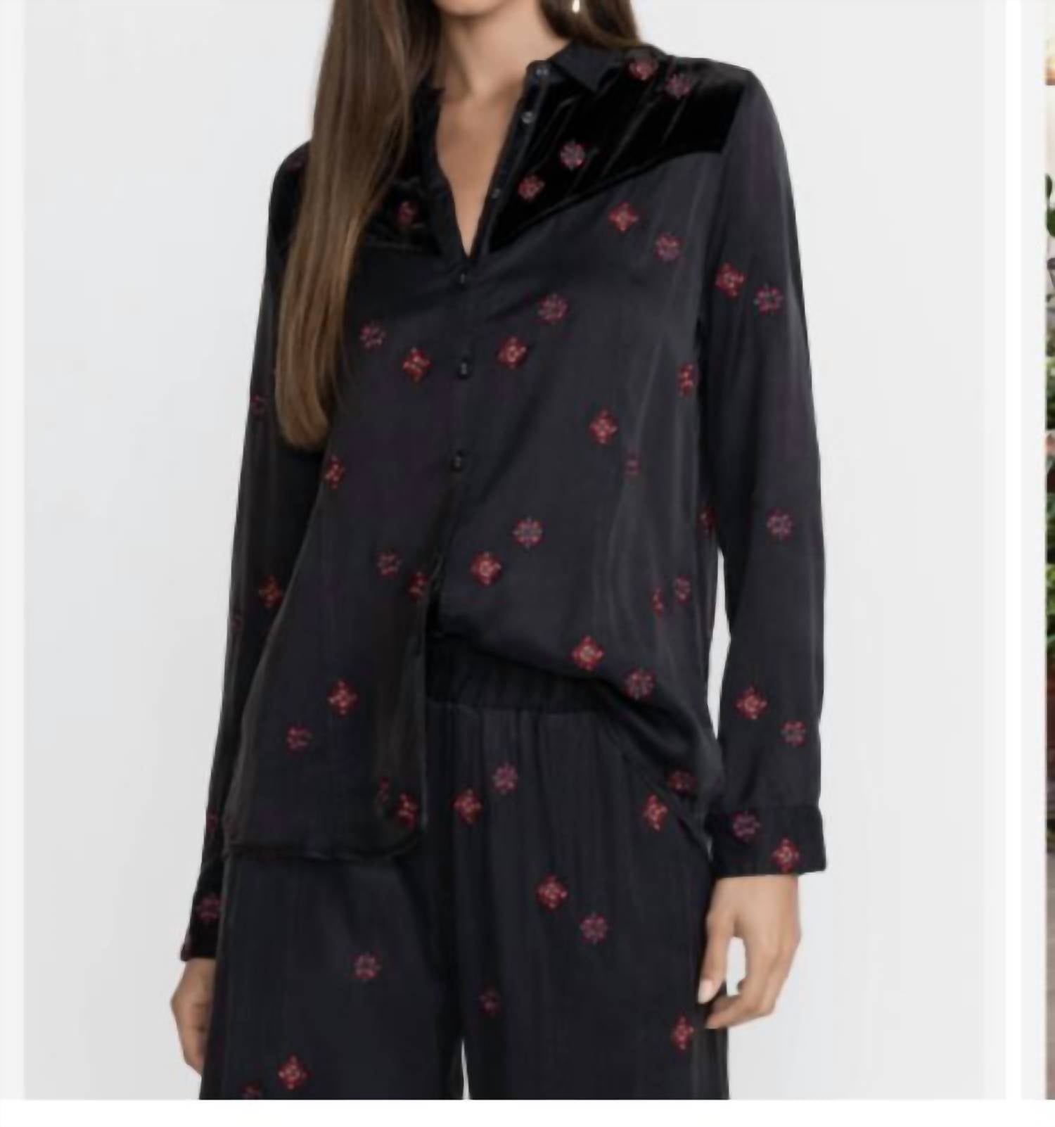 Johnny Was - maxine western seamed shirt