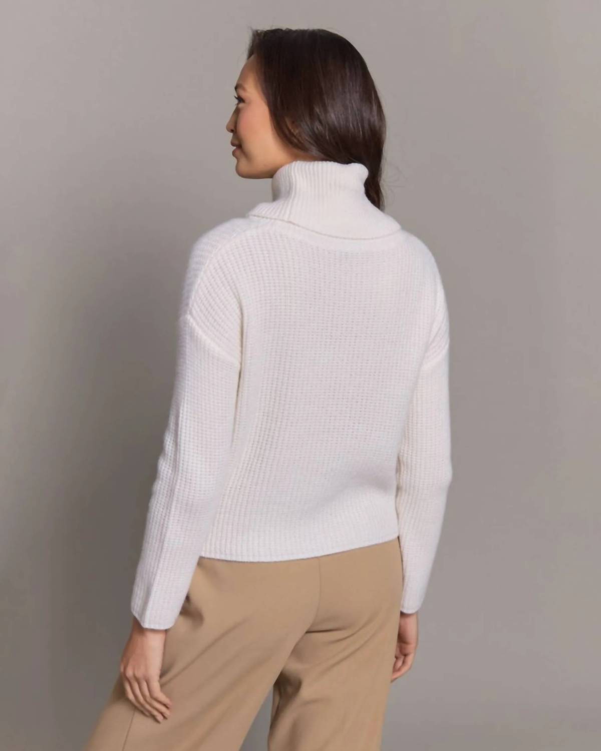 Alashan Cashmere - Greer Shaker Turtleneck Top