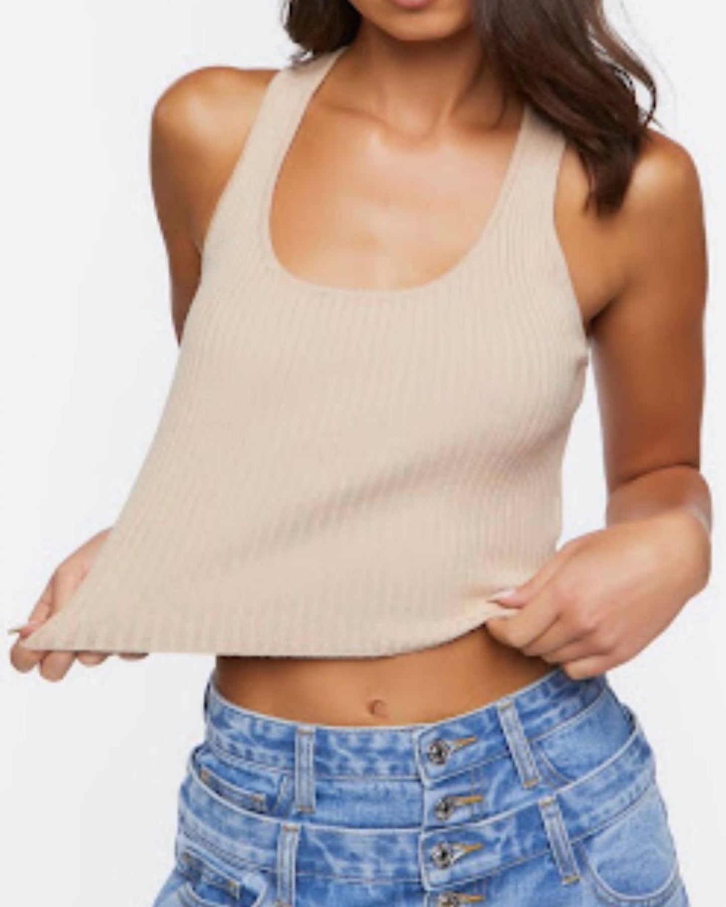 Free People - Racer Back Sweater Tank