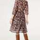 Coco + Carmen - Floral V-neck Dress