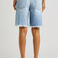 Free People - Big Sur Coast Distressed Denim Shorts