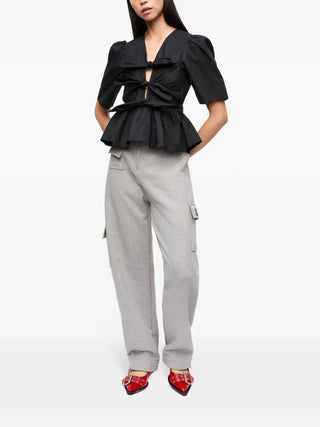 Ganni - Tie Strap Blouse