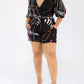 Karen T Design - Printed V-neck Romper