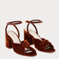 Loeffler Randall - Women's Fiamma Knot Mid Heel Sandal