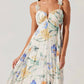 Astr - Emese Floral Pleated Maxi Dress
