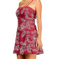 Baby Pink - Embroidered Flowers Mini Dress