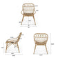 Monsoon Outdoor Accent Chair With Open Weave Design