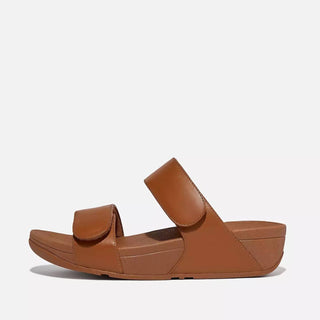 Fitflop - Women's Lulu Adjustable Leather Slides