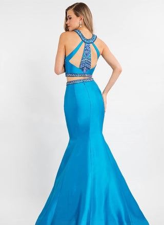 Rachel Allan - Mikado Two-piece Mermaid Gown