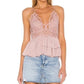 Free People - Addella Lace Cross Strap Cami Top