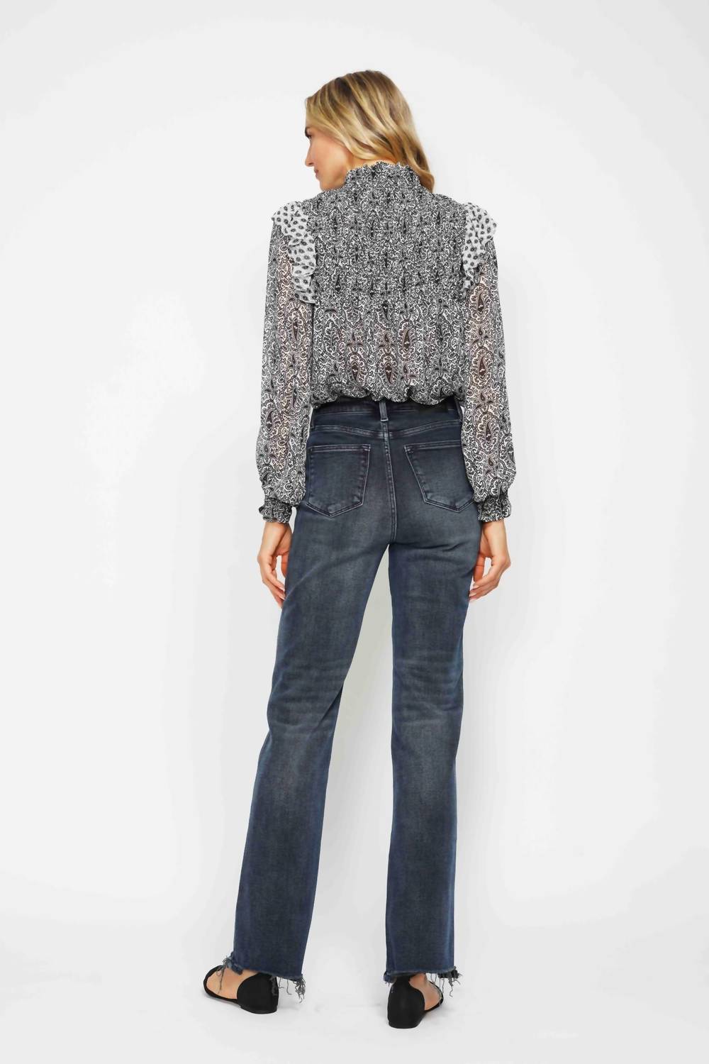 Judy Blue - High Waist Button Fly Straight Denim Jeans