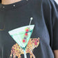 All Us - Leopard Martini Big Boy Tee