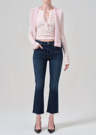 Citizens Of Humanity - Isola Mid Rise Cropped Boot Jeans