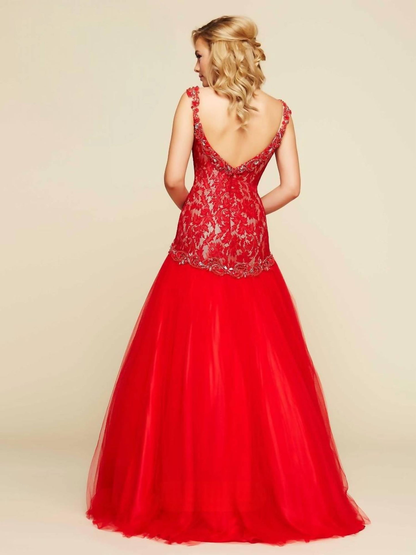 Mac Duggal - BEADED BALL GOWN