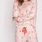 Pj Salvage - Cabin And Cocktails Long Sleeve Loungewear Top