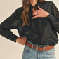 &Merci - SHEER COLLARED BUTTON-DOWN SHIRT