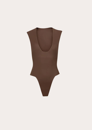 Dos Gardenias - Women's Modern Cap Sleeve One Piece Bodysuit