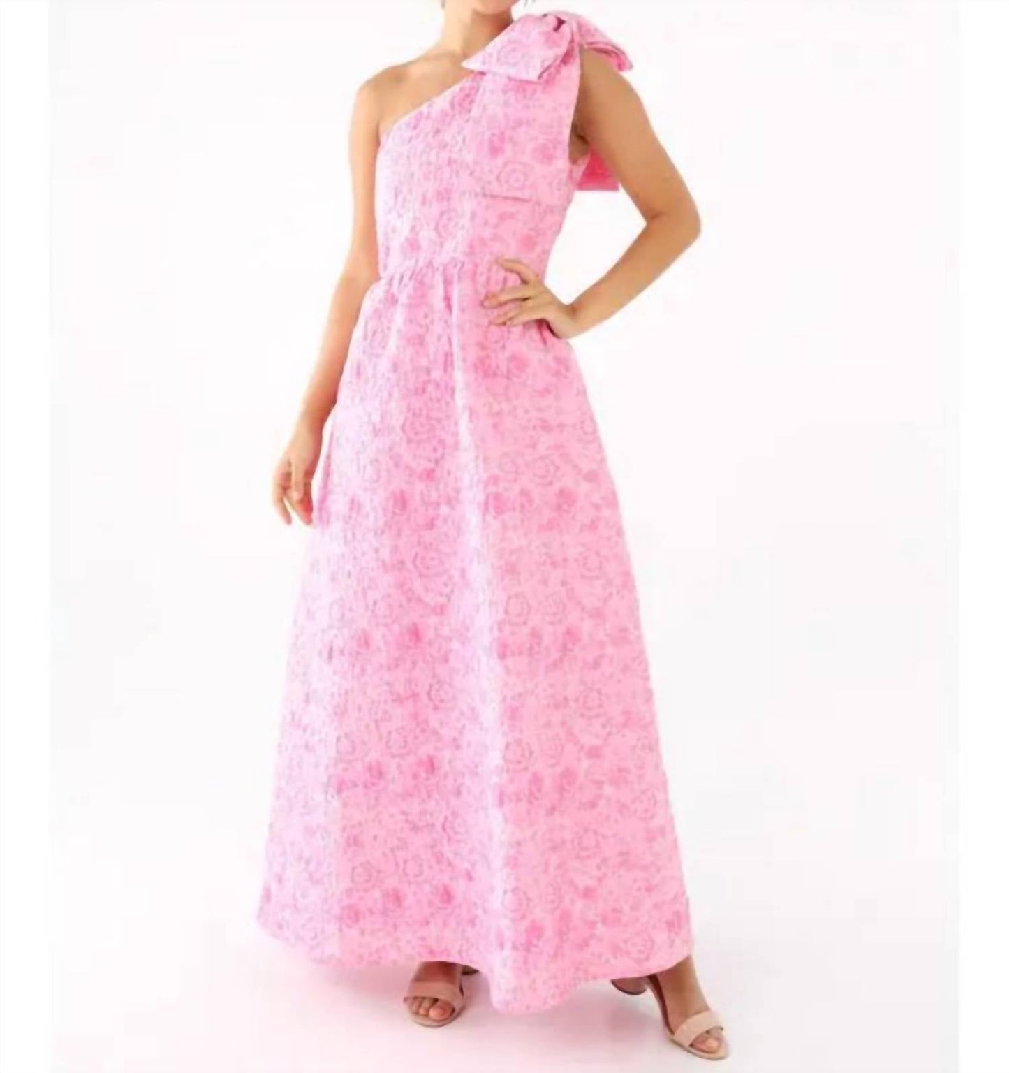 Abbey Glass - Brooke One-shoulder Gown