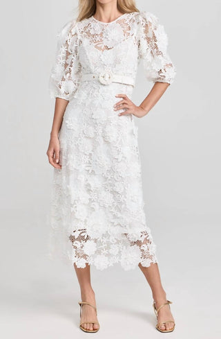 Zimmermann - Halliday Lace Flower Dress