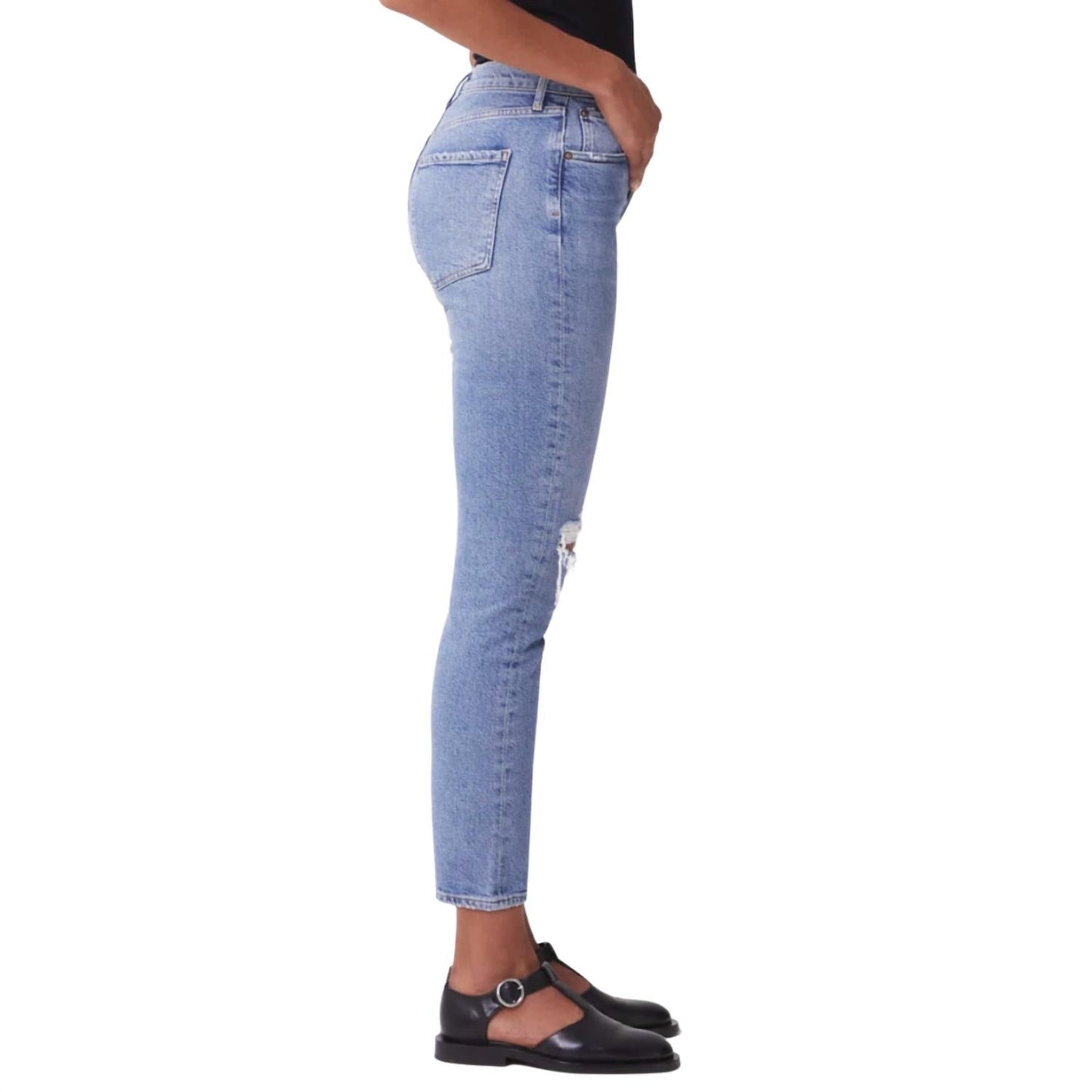 Hudson - Riley High Rise Straight Jean