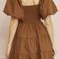 Entro - Smocked Puff Dress