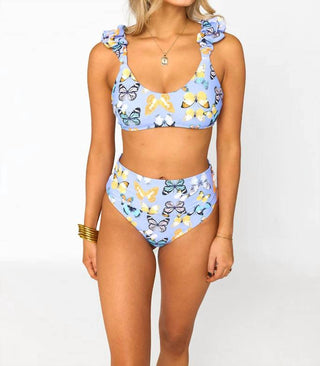 Buddylove - Cheek Bikini Bottom With Wrap Skirt Set