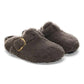 Birkenstock - Women's Boston Big Buckle Shearling Sandals Narrow