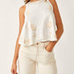 Free People - FUN AND FLIRTY EMBROIDERY TOP