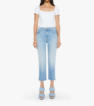 Mother - The Insider Crop Step Fray