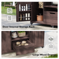K&K 66.5' Outdoor Kitchen Island for Big Green Egg Grills