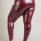 The Curve La - Plus Size Faux Leather High Rise Leggings