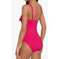 Ralph Lauren - Women's Front-tie Underwire Tummy-control Swimsuit
