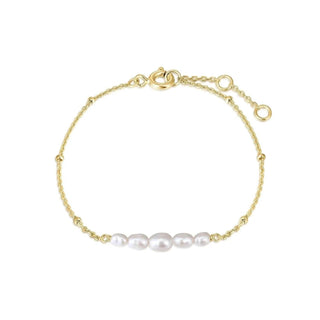 Eklexic - Women's Micro Clustered Pearl & Bead Bracelet