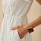 Hayden La - Floral Smocked Bubble Sleeve Midi Dress