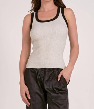 Elan - Contrast Trim Rib Tank