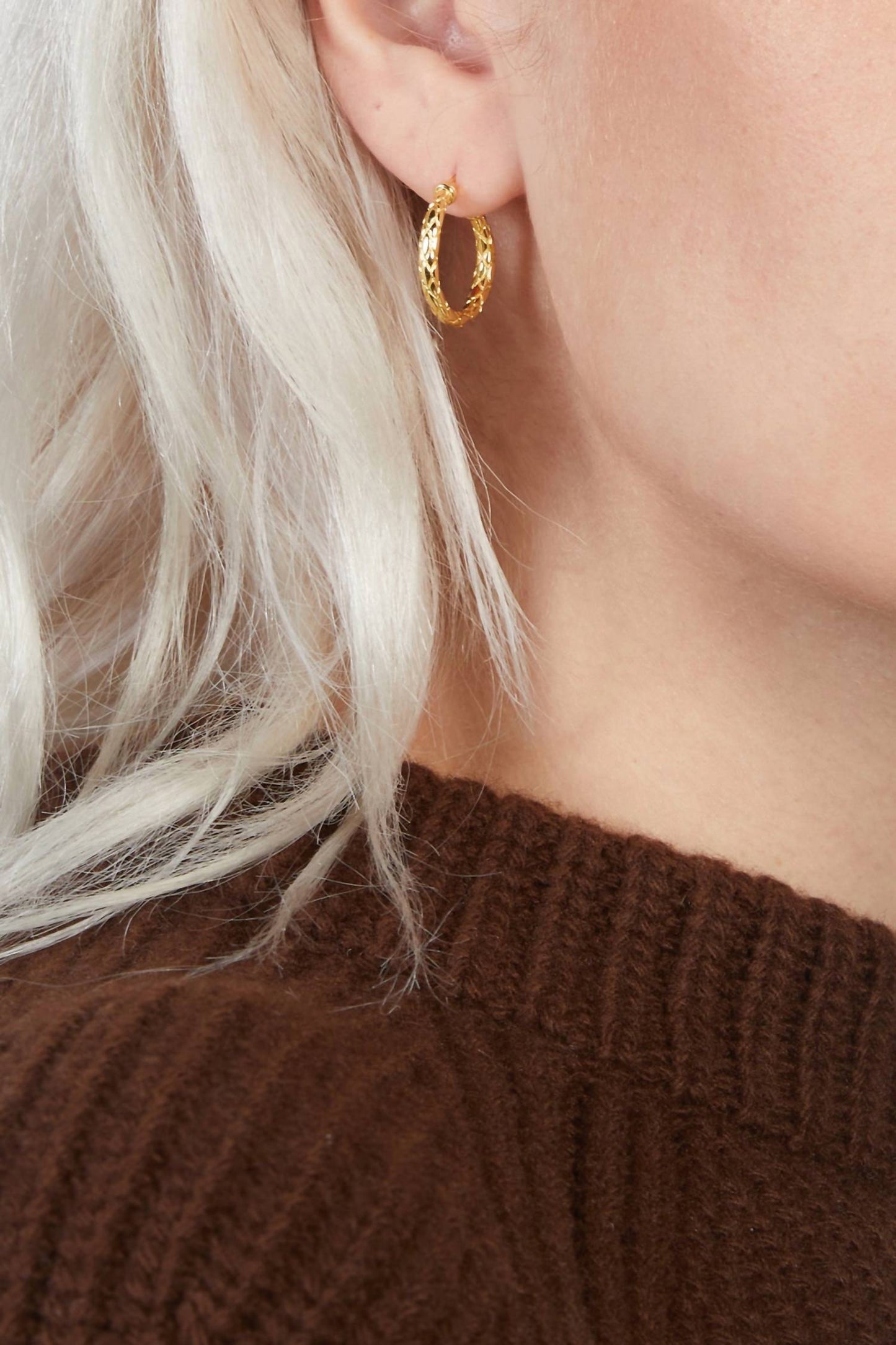 F+H Studios - SNAKESKIN HOOPS