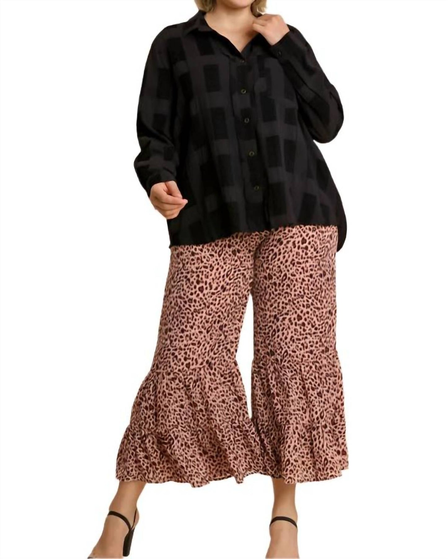 Umgee - Chenille Button Down Top