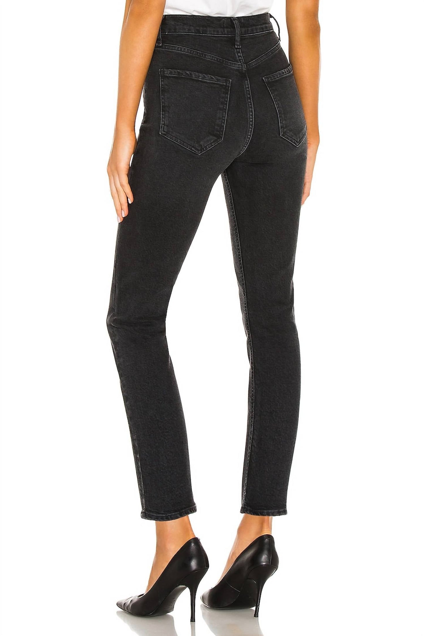 Agolde - Riley High Rise Straight Crop Jeans