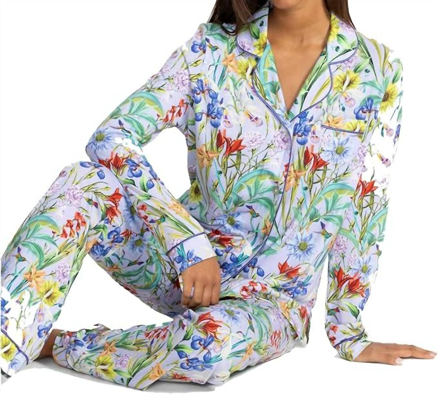 Johnny Was - Carly Daphne Floral Pajama Pant