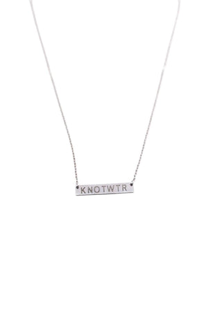 Knotwtr - Unisex Thin Necklace