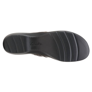 Clarks - Women Hayla Marina Leather Mules Slip On Shoes