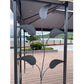 13 x 10 Ft Patio Gazebo Tent with Ventilated Double Roof and Mosquito Net