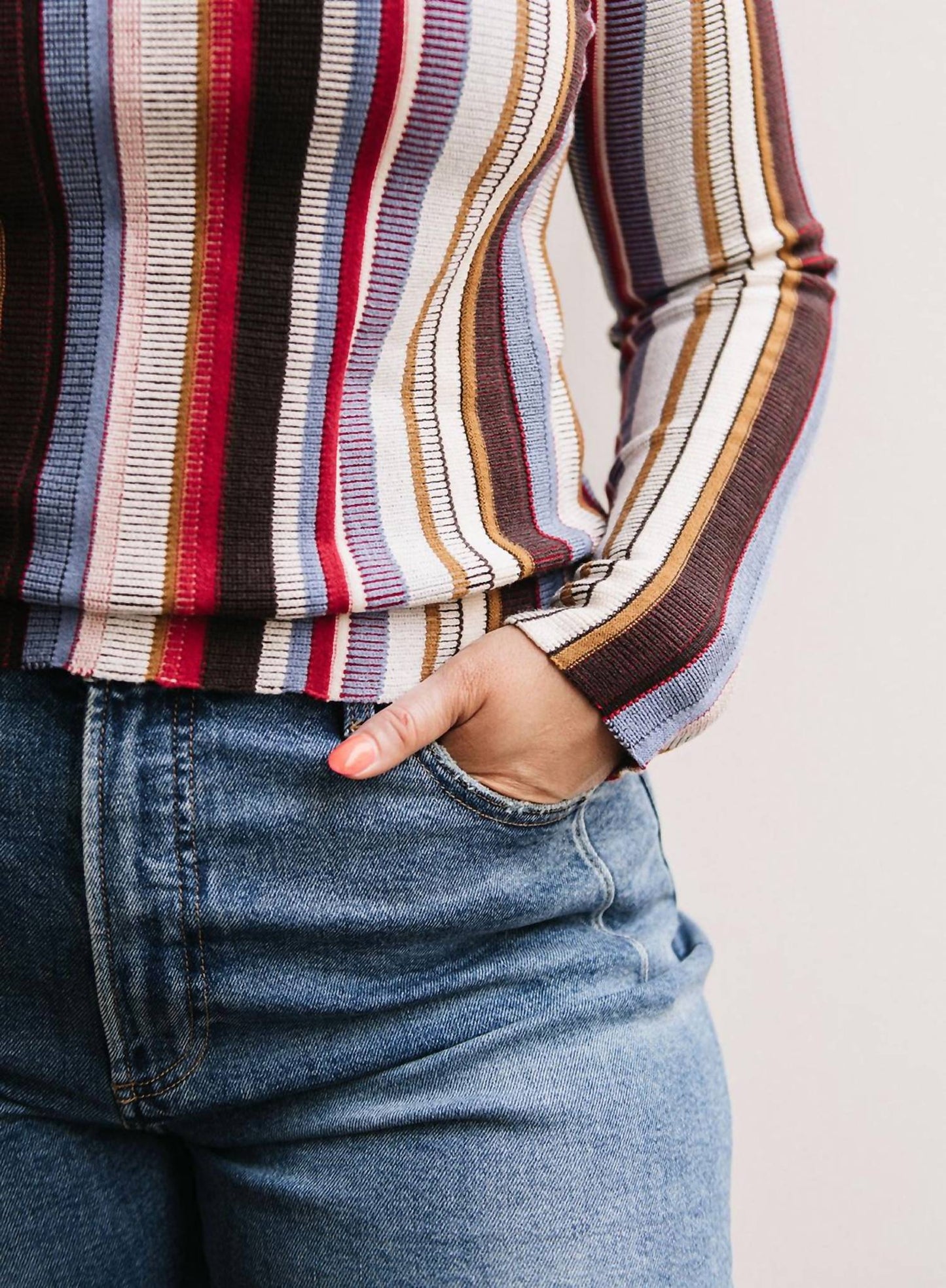 Steve Madden - Mixed Knit Sweater