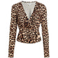 Good American - GOOD TOUCH WRAP TOP