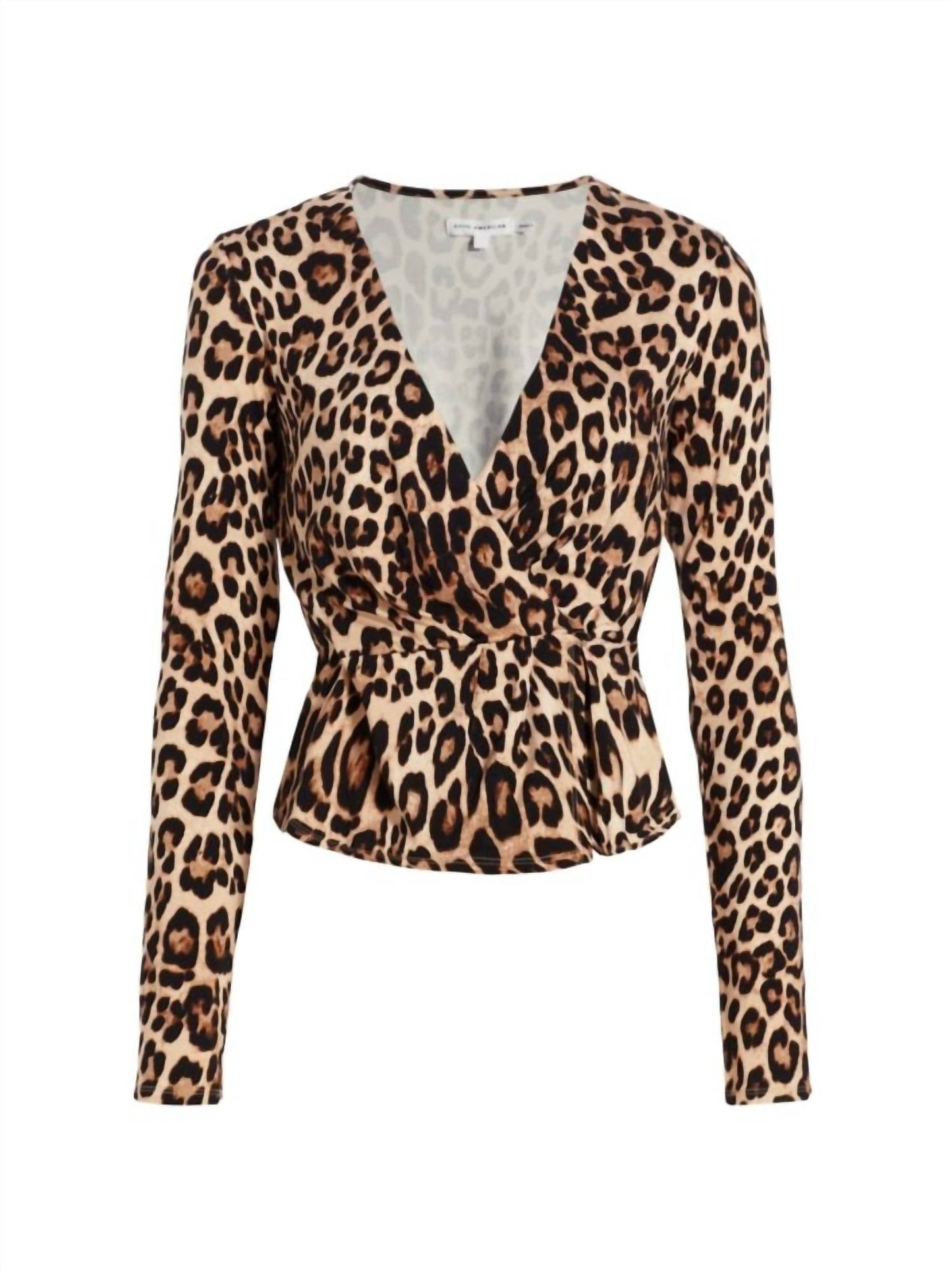 Good American - GOOD TOUCH WRAP TOP