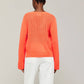 Brodie Cashmere - Kate Pointelle Cashmere V-neck Sweater