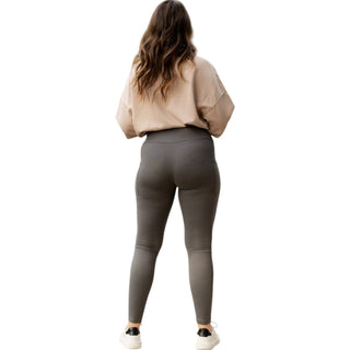 Julia Rose - Caitlin Crossover Full Length Leggings with Pockets