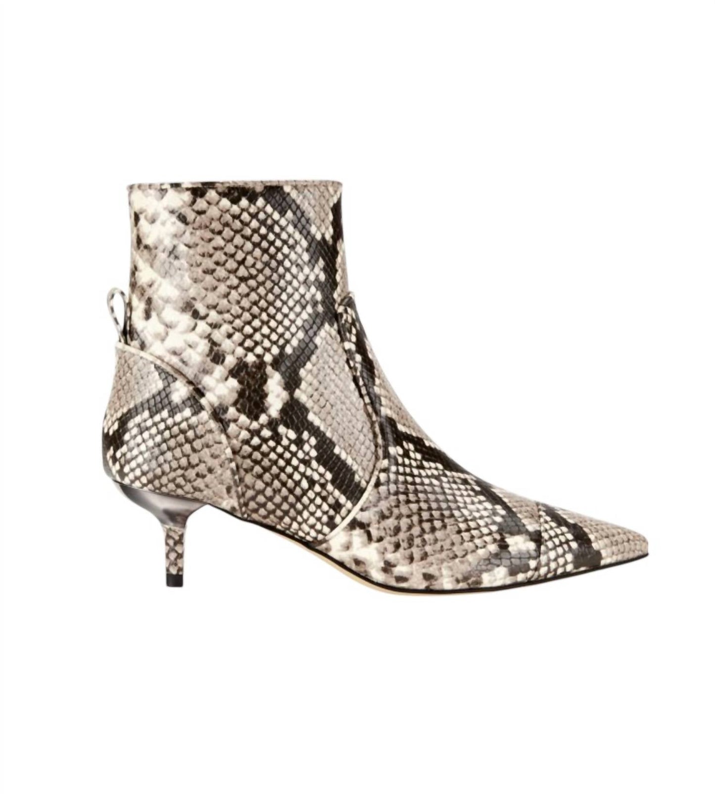 Michael Kors - Women's Kadence Snake Embossed Ankle Booties