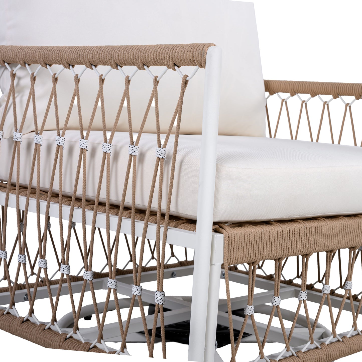 Set of 2 360° Swivel Bohemian Outdoor Lounge Chairs